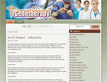 Tablet Screenshot of genetherapy.me